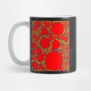 Random Tiling Red Mug